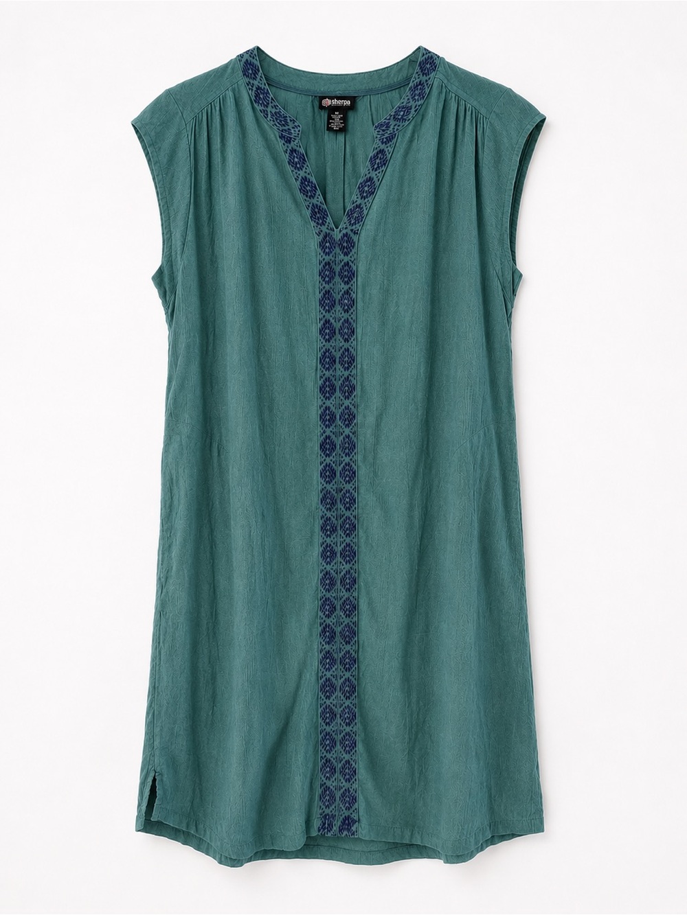 Sherpa Adventure Gear Teal Embroidered Tunic Dress XS